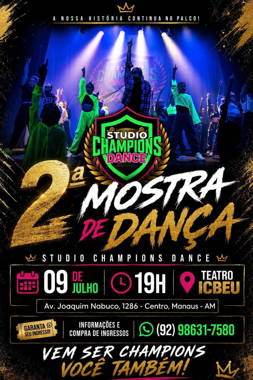 CHAMPIONS MOSTRA DE DANÇA 2026