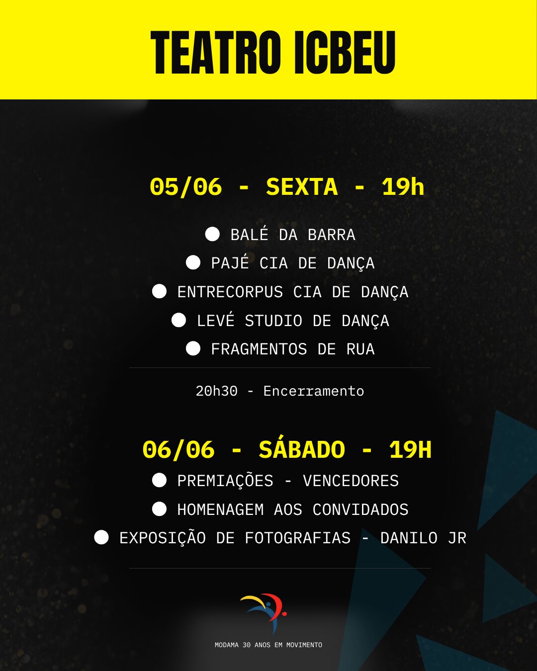 TEATRO ICBEU MODAMA 2026